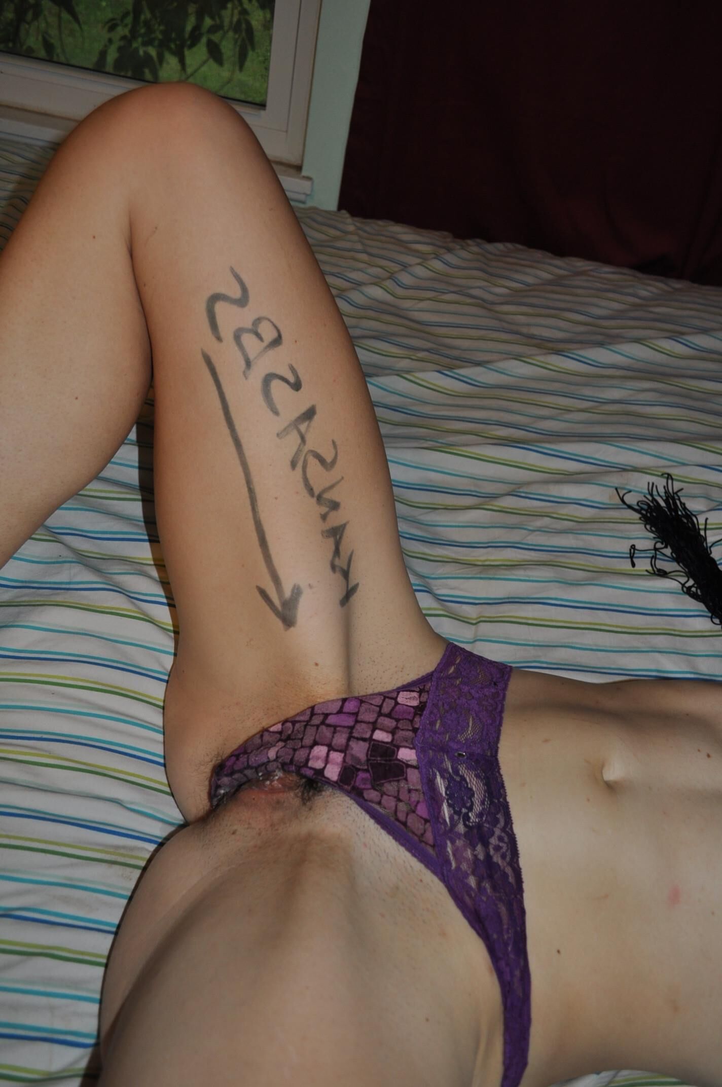 body writing fan thanks