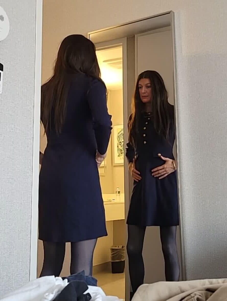 Spying on my Mom getting dressed in hotel (Day )