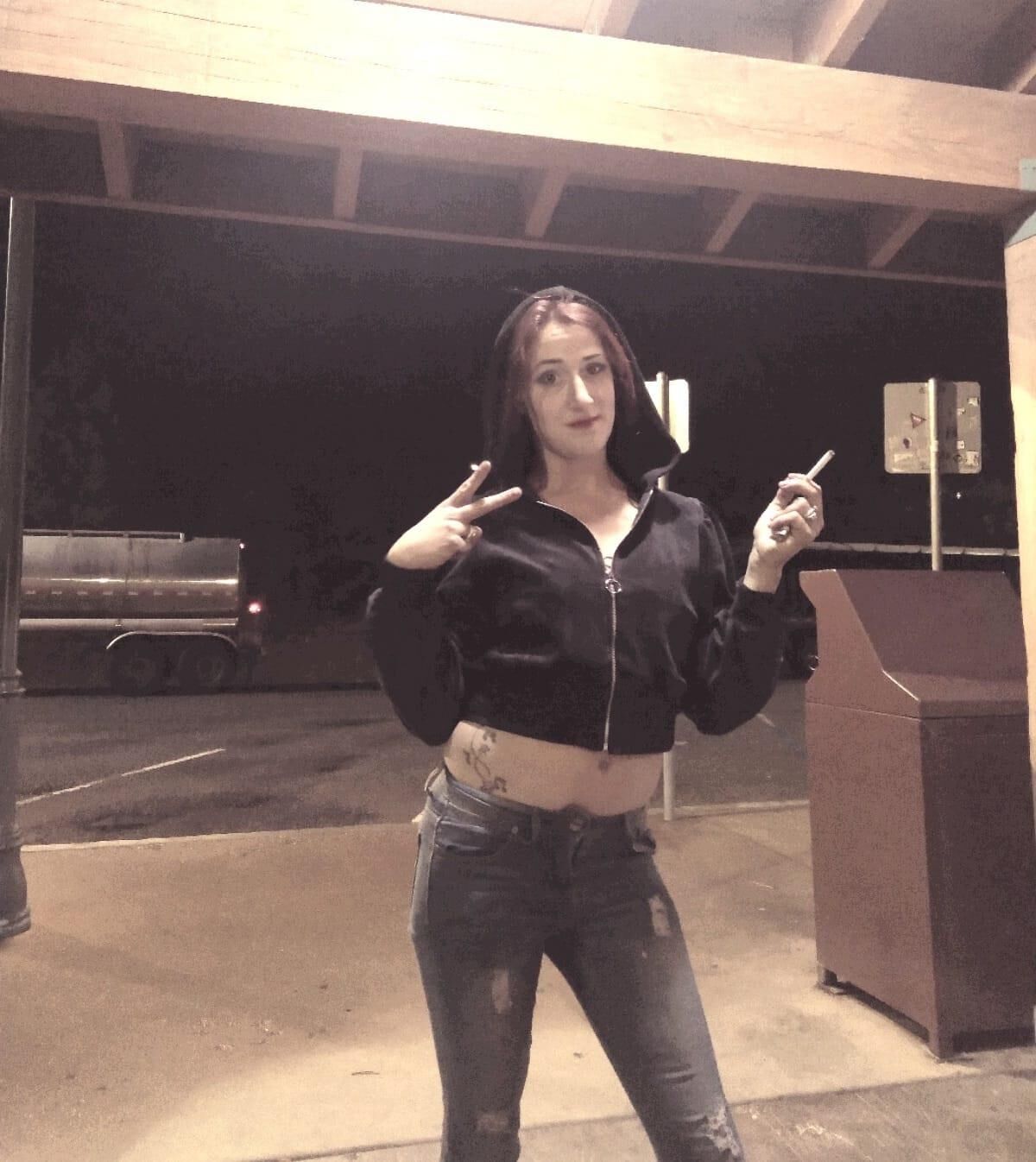 Fumando meninas.
