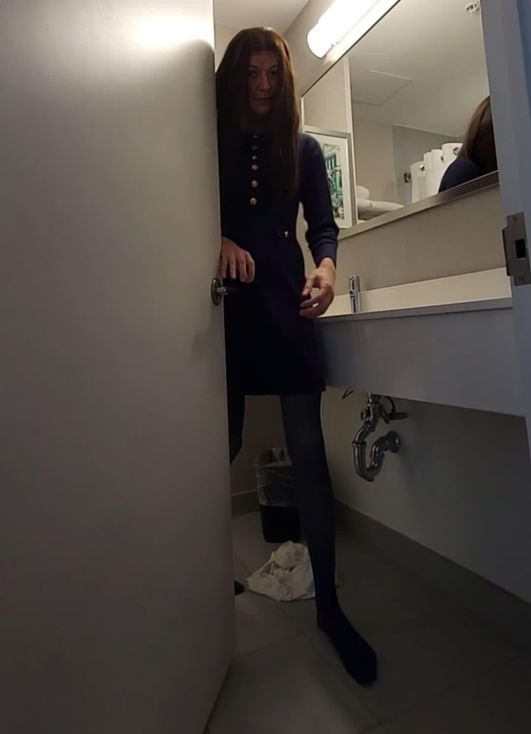 Spying on my Mom getting dressed in hotel (Day )