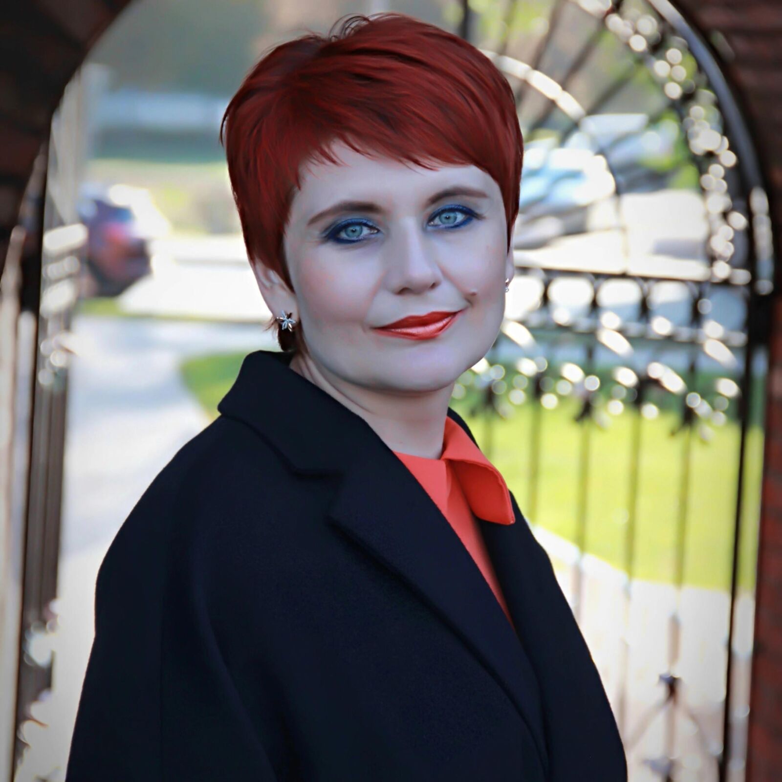 Redhead Aleksandra de Astana no Cazaquistão então e agora