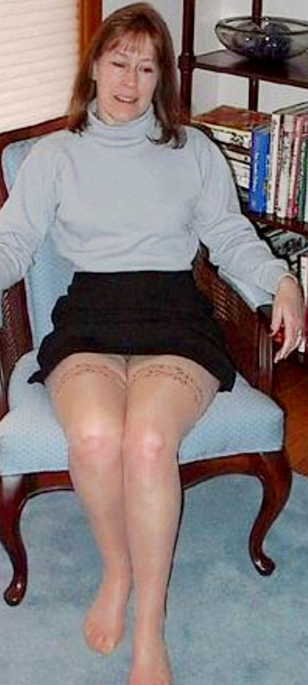 . Housewife exposed by husband