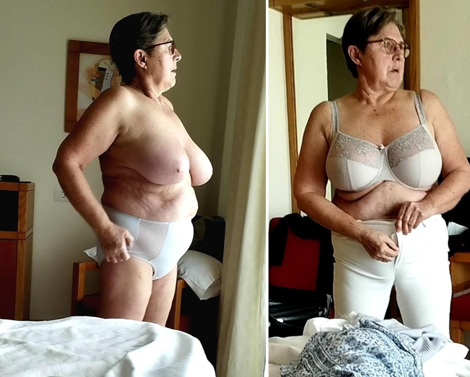 DRESSED / NAKED : CANDID PICS N°