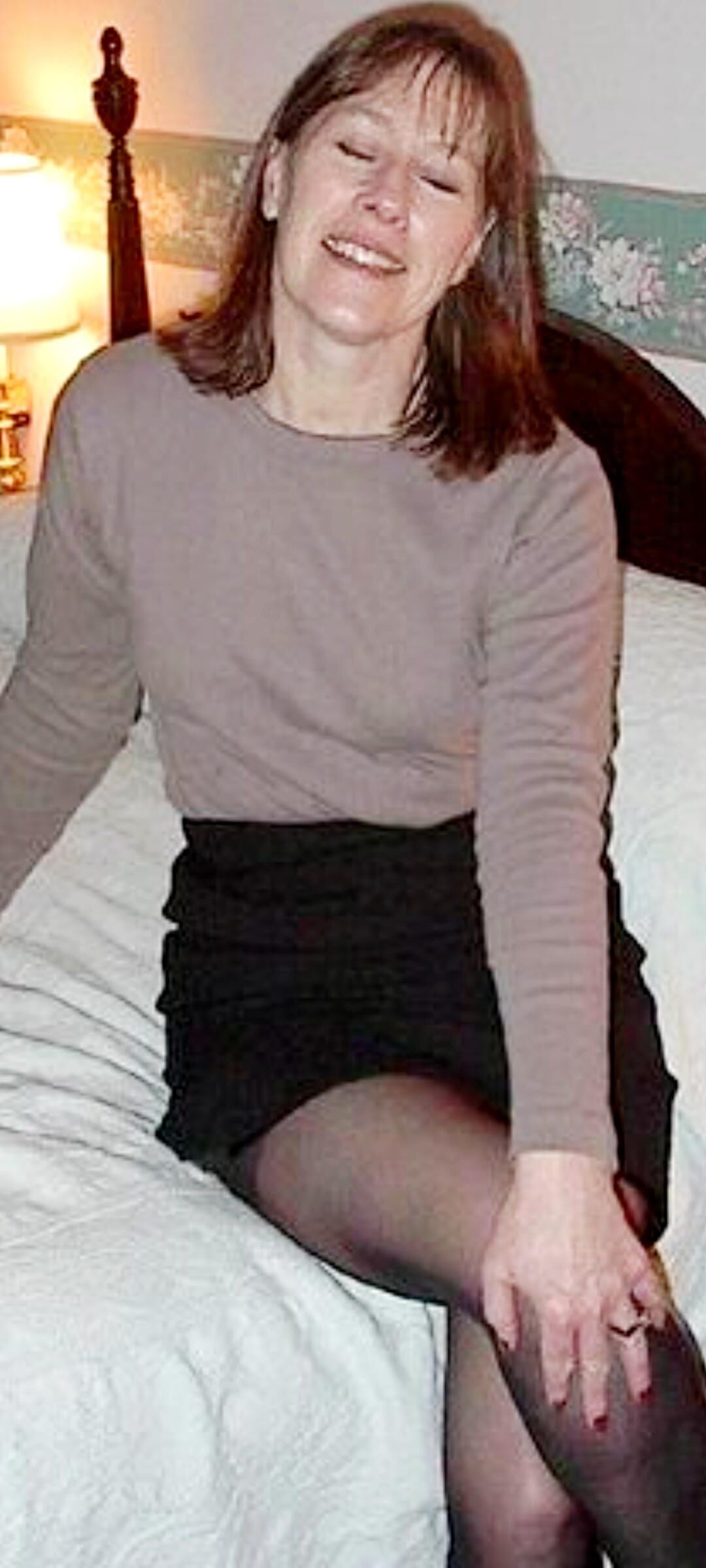 . Housewife exposed by husband