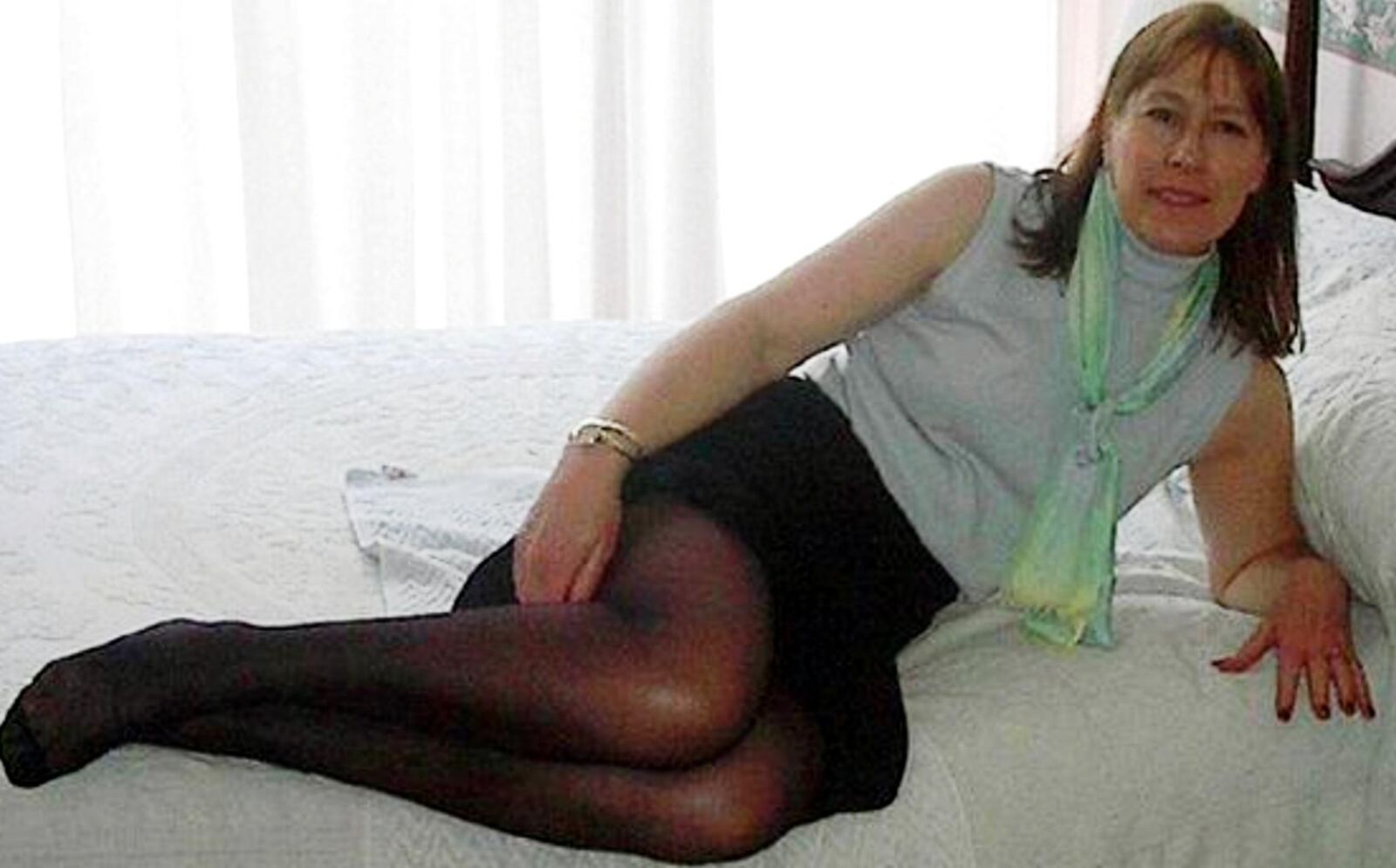 . Housewife exposed by husband