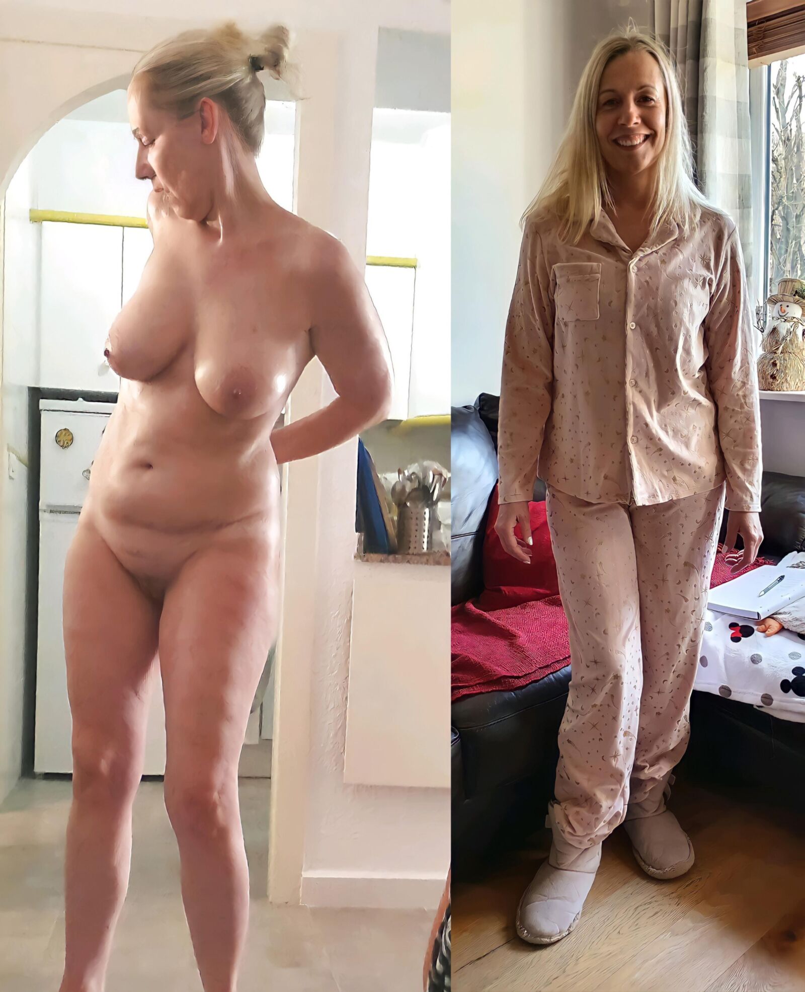 DRESSED / NAKED : CANDID PICS N°