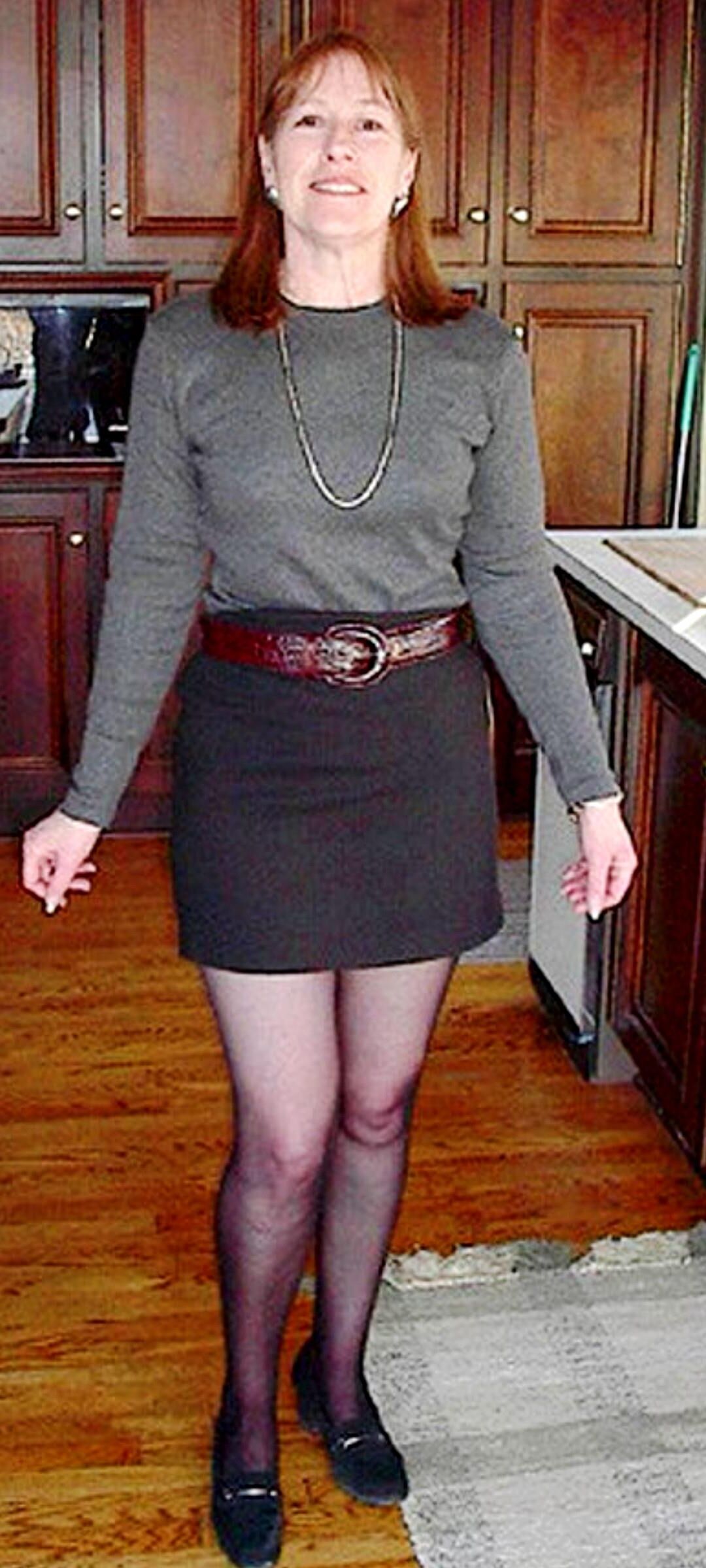 . Housewife exposed by husband
