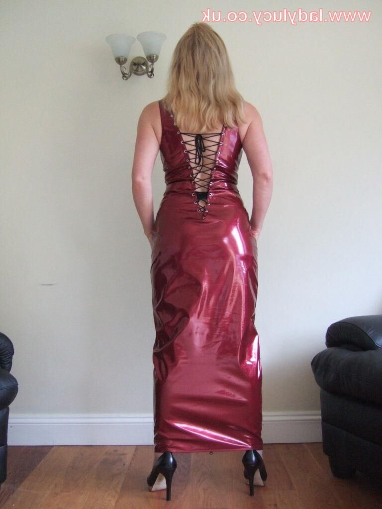 LadyLucy burgandy pvc