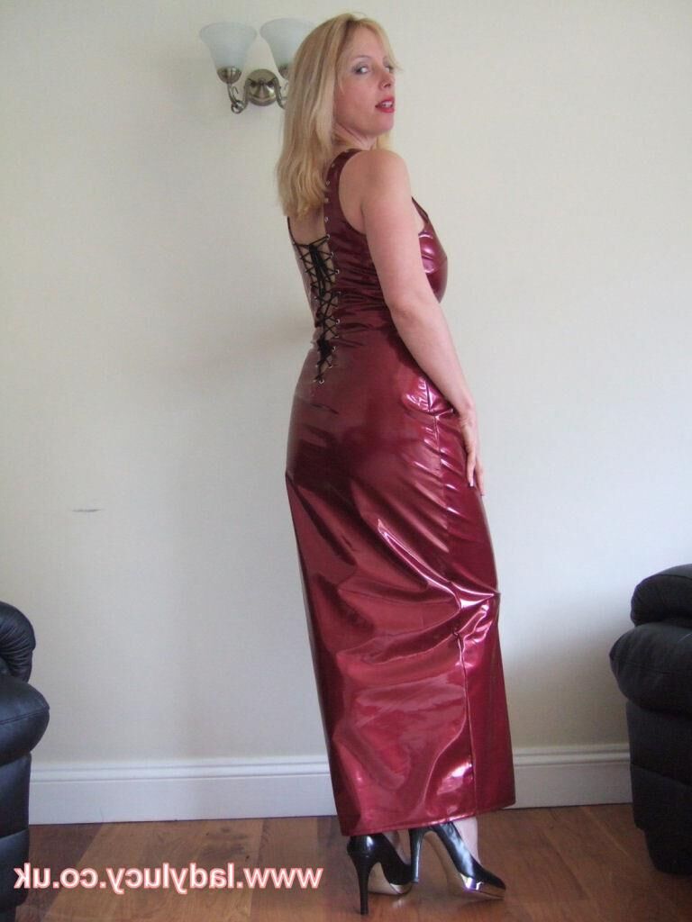 LadyLucy burgandy pvc
