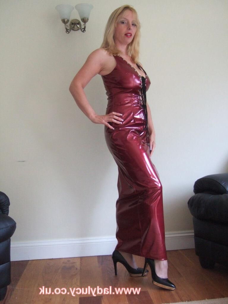 LadyLucy burgandy pvc