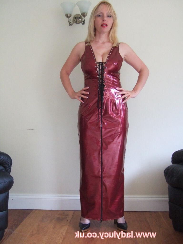 LadyLucy burgandy pvc