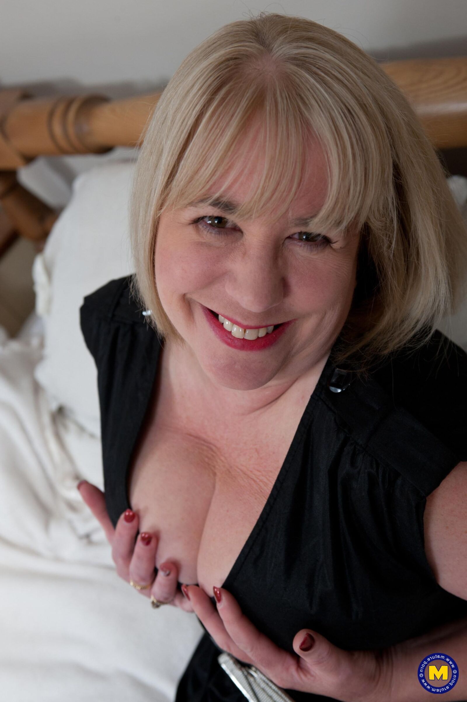 Beautiful mature blonde big tits