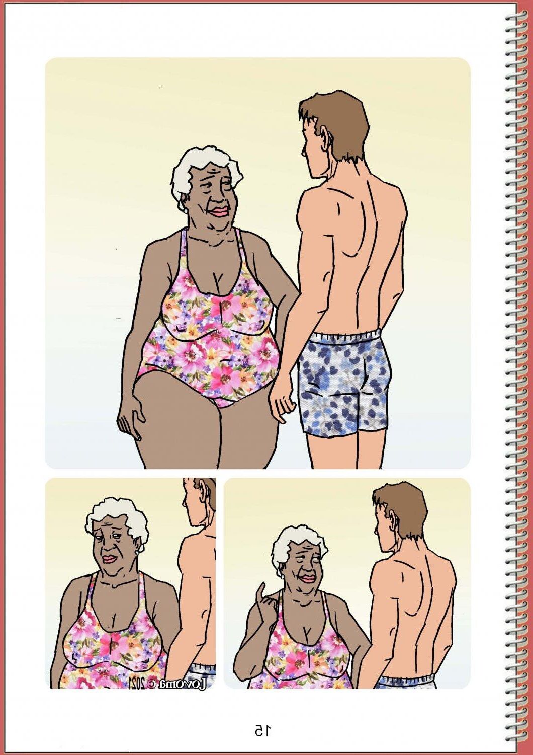 Mejor arte de abuelita gorda cachonda