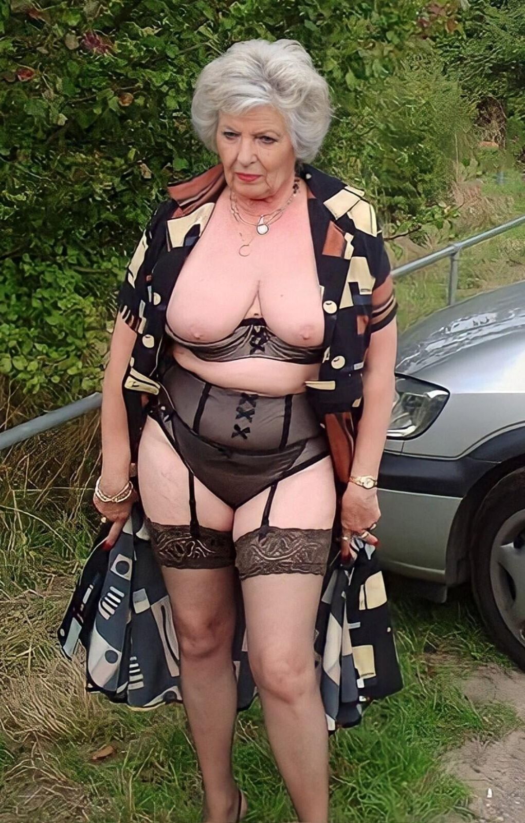 Stockings and lingerie 