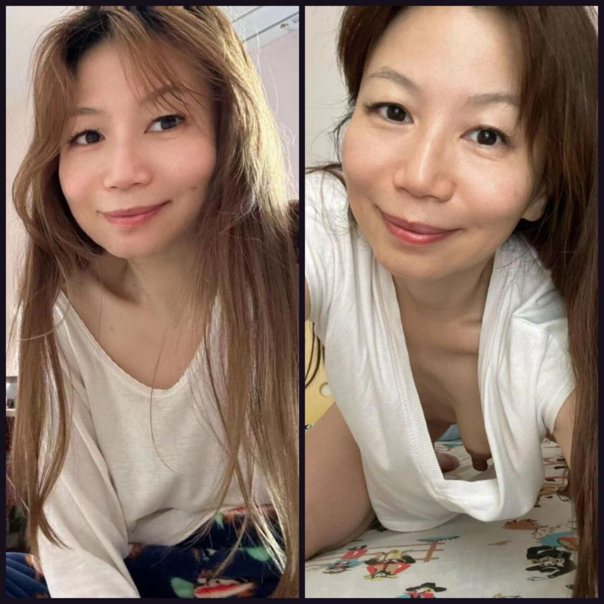 角質のアジアの熟女