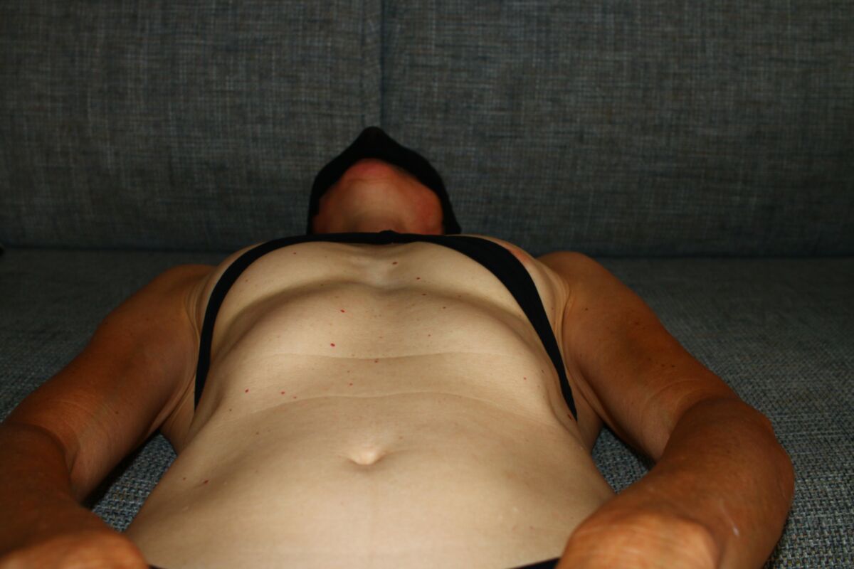 Meine frau wenige gramm nylon bedecken ihr fickfleisch