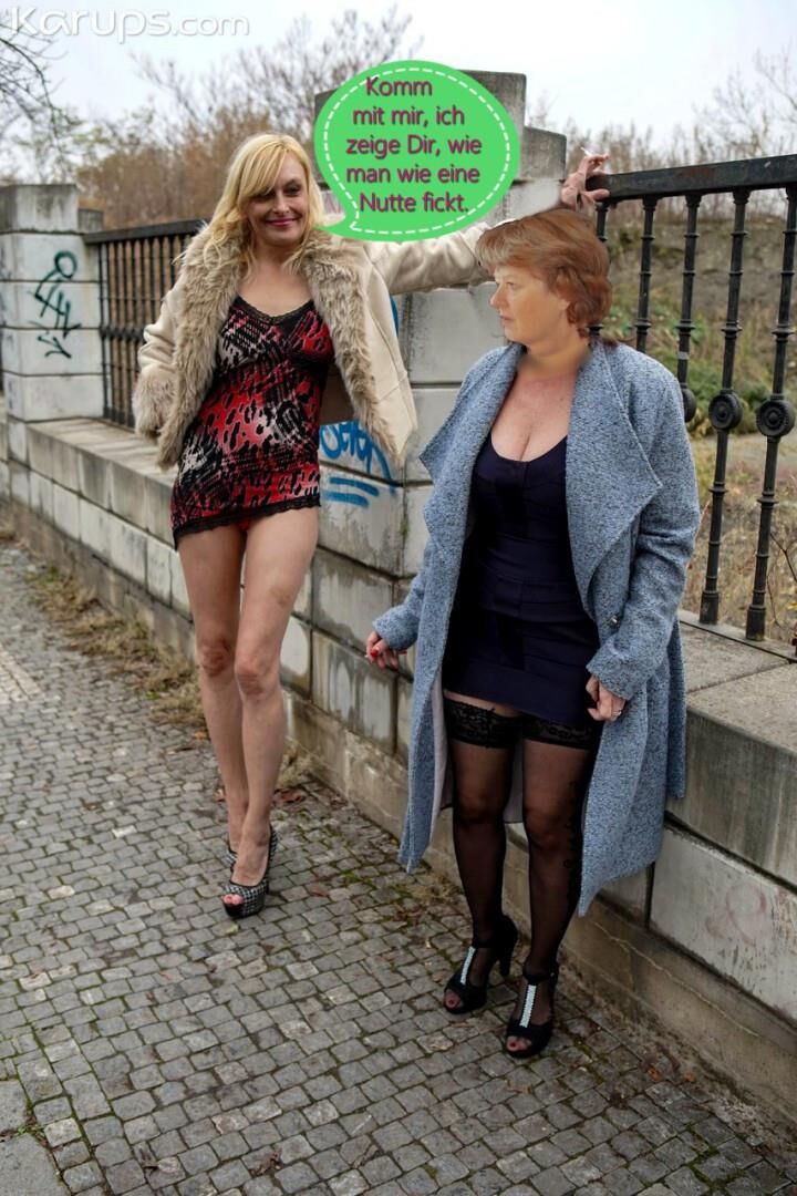 Dressed as a whore and try to be one just once