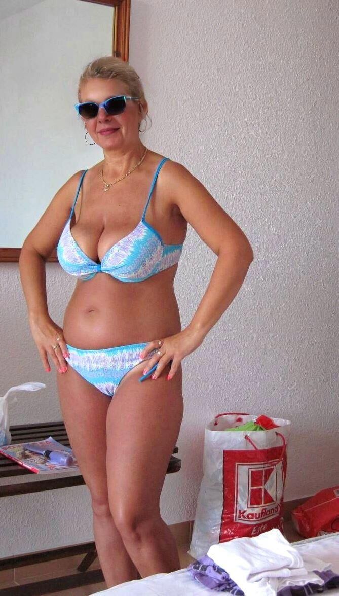 My mom in bikini  hope you like :)