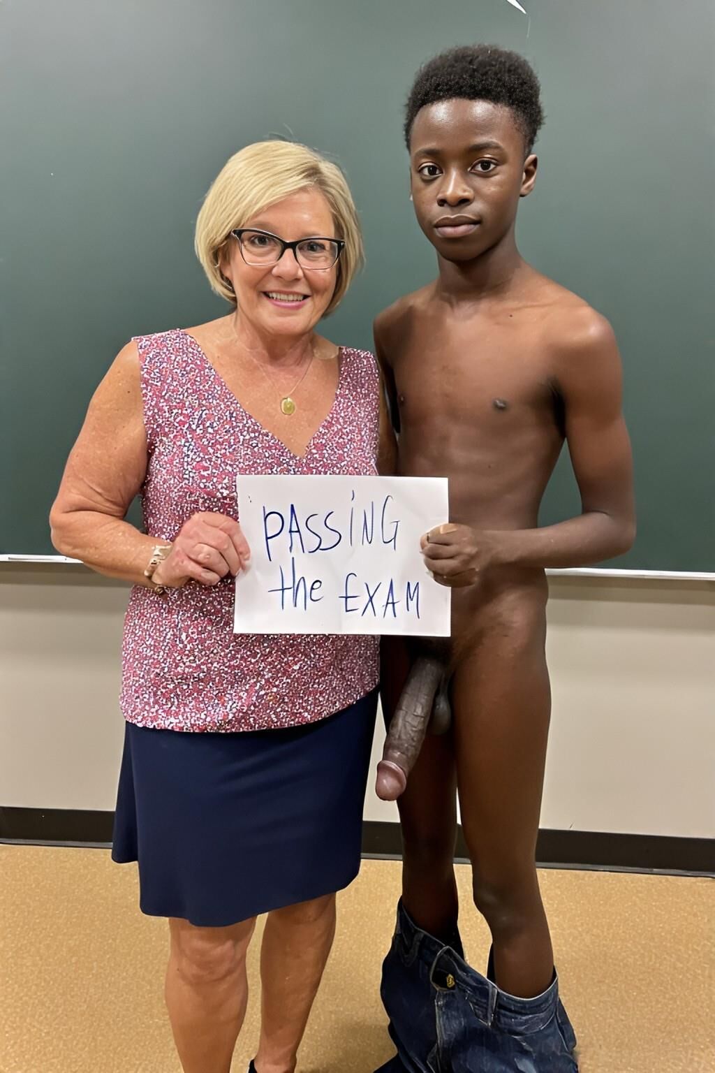 Jeune BBC passant l'examen
