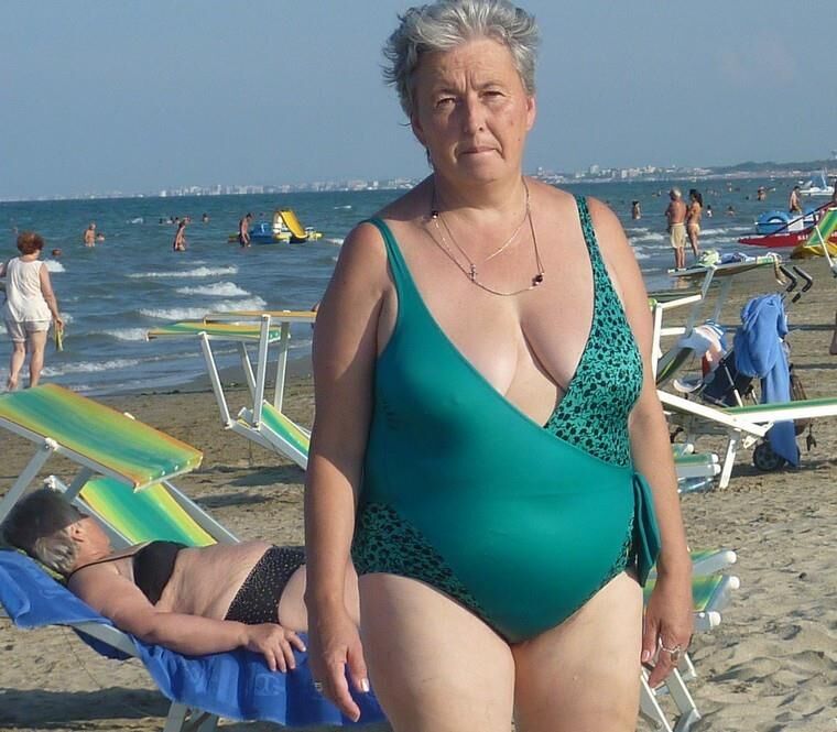 Milf Granny Nadador de nado