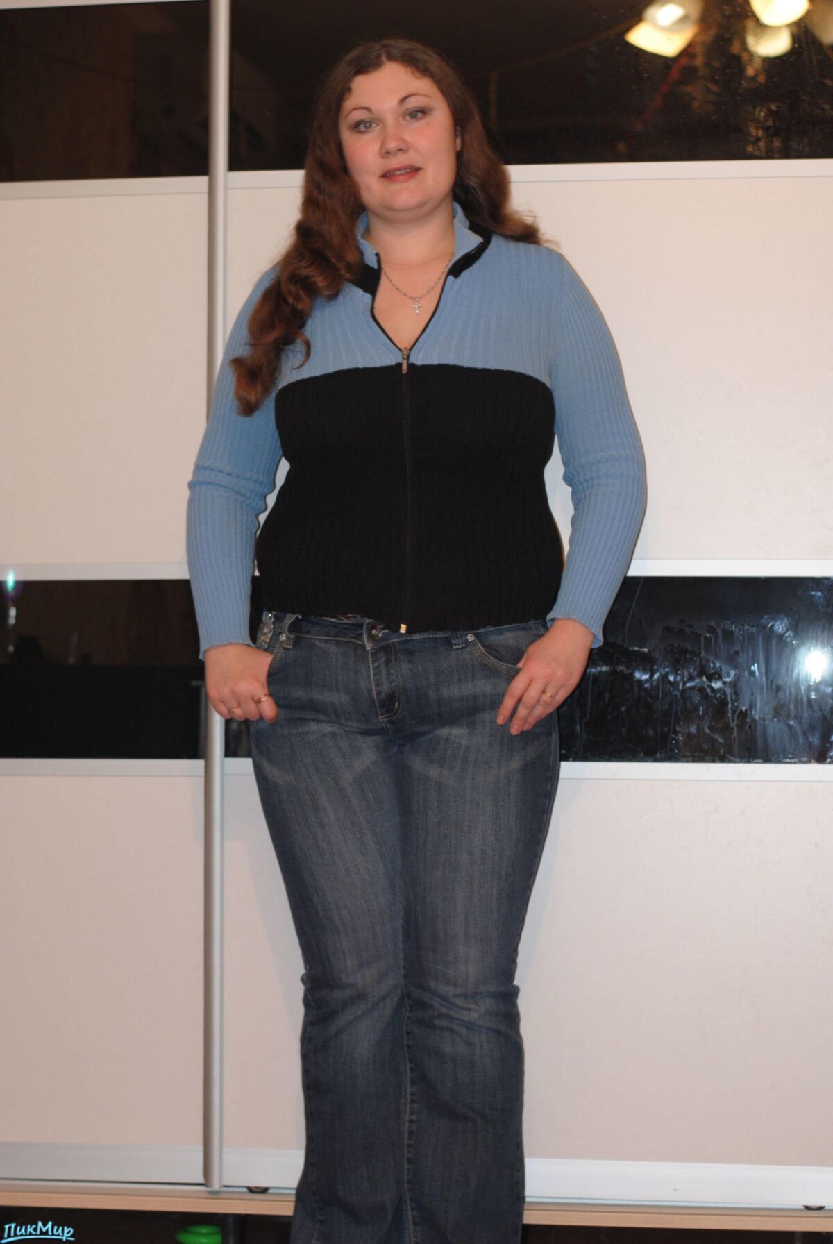 Big and sexy mature with long hair