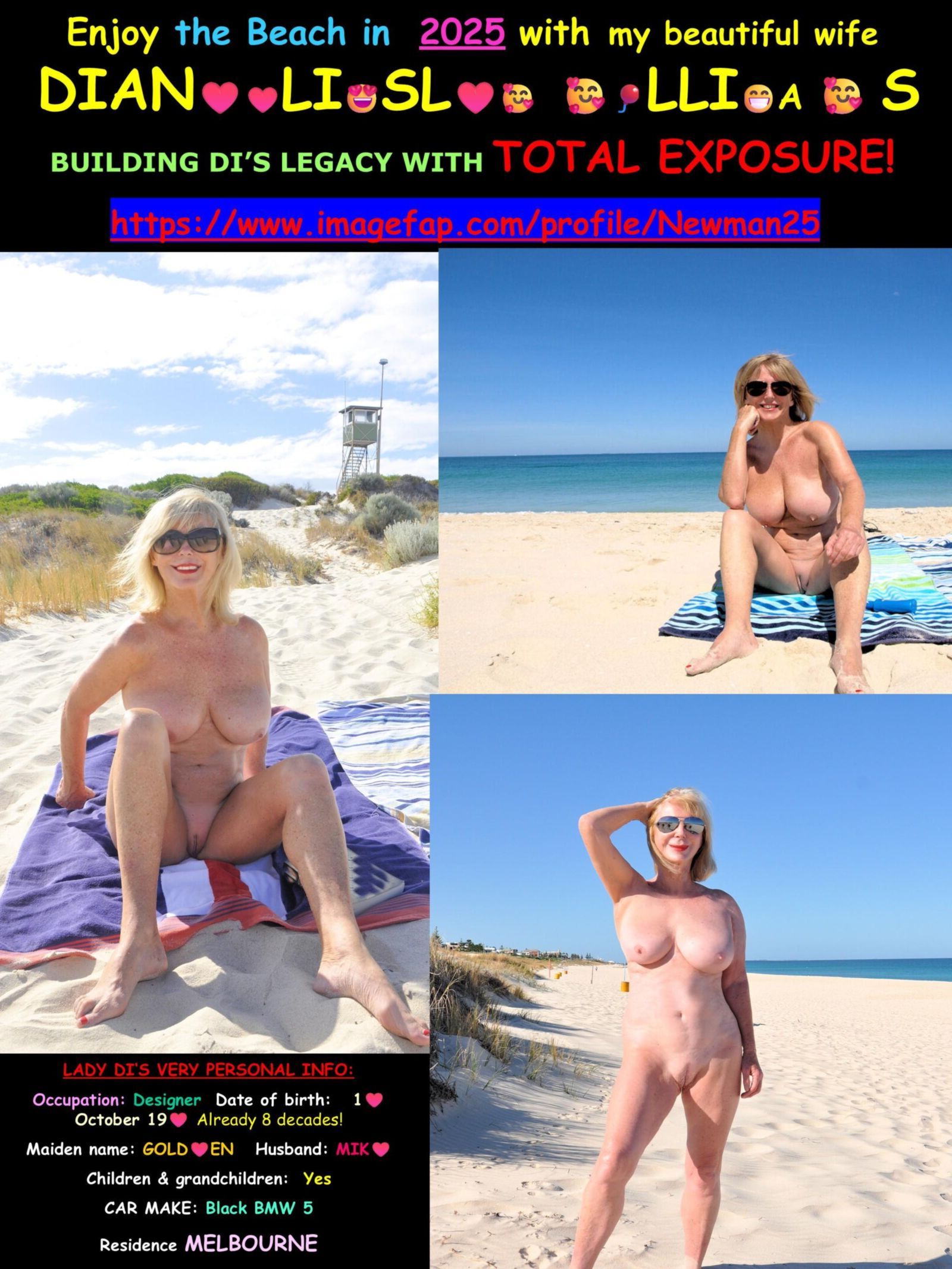 Simplemente desnudo y desnudo: ¡nuestra deliciosa dama Diane en la carne!
