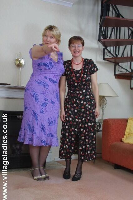 Jo And Friend Having Fun In Front Of The Camera (Village Ladies)