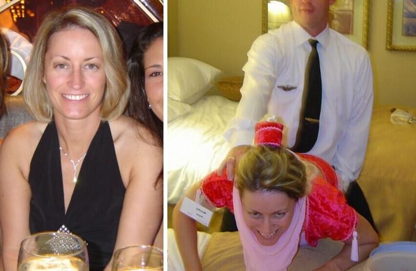 Antes y después de que ella fue golpeada