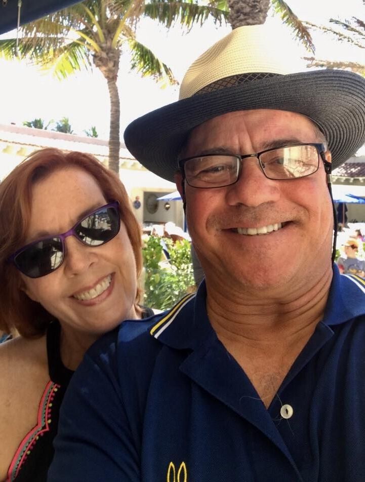 Frankie and Lola out and about. NN
