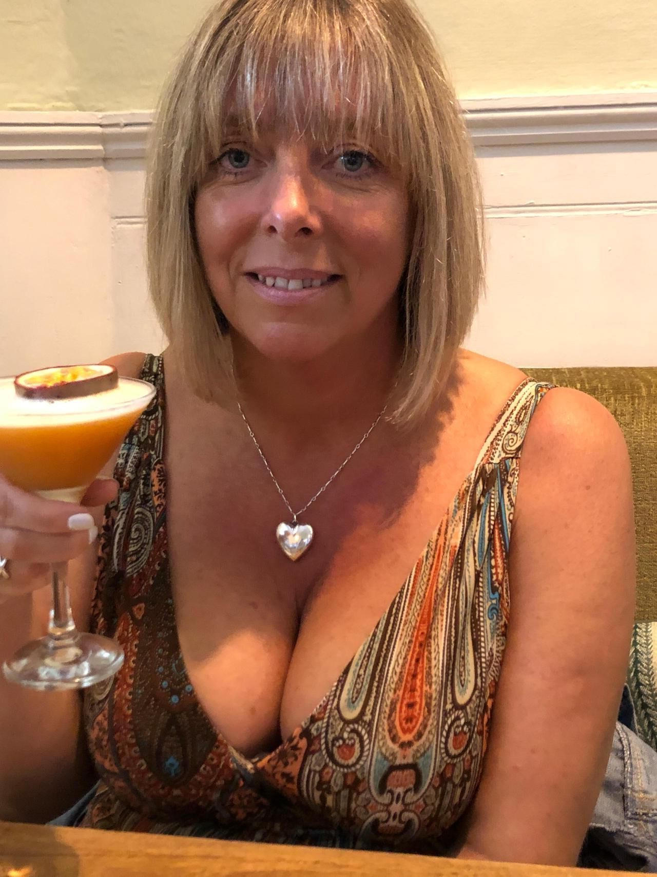 Look at me young man, not at my tits 