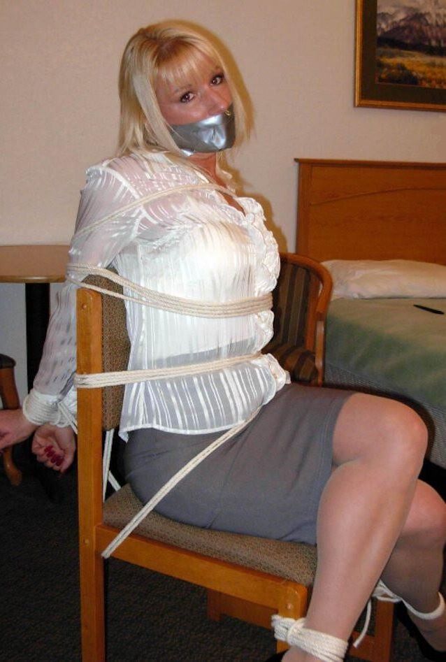 You did a good job tying up mommy 