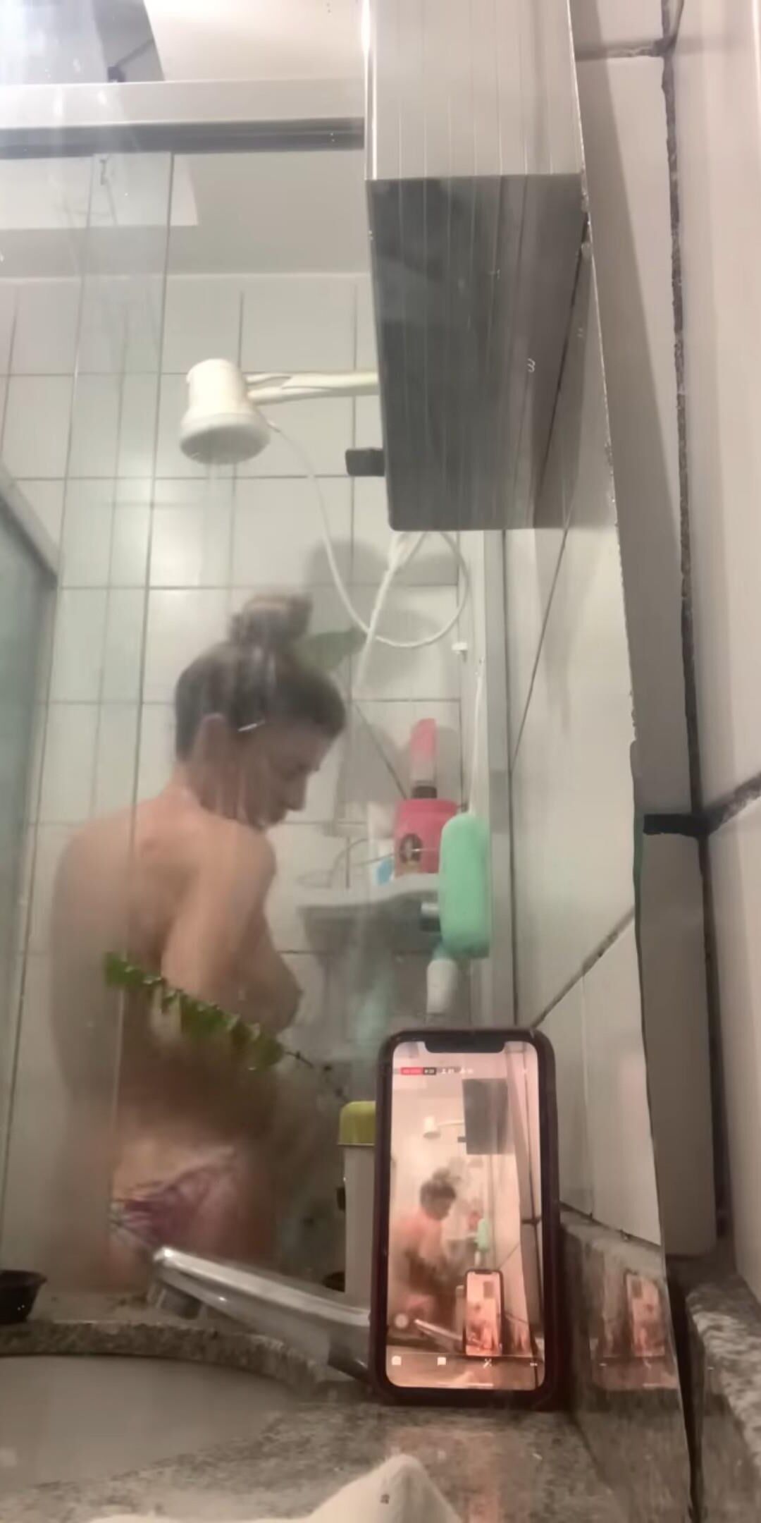 Mom has long nipples