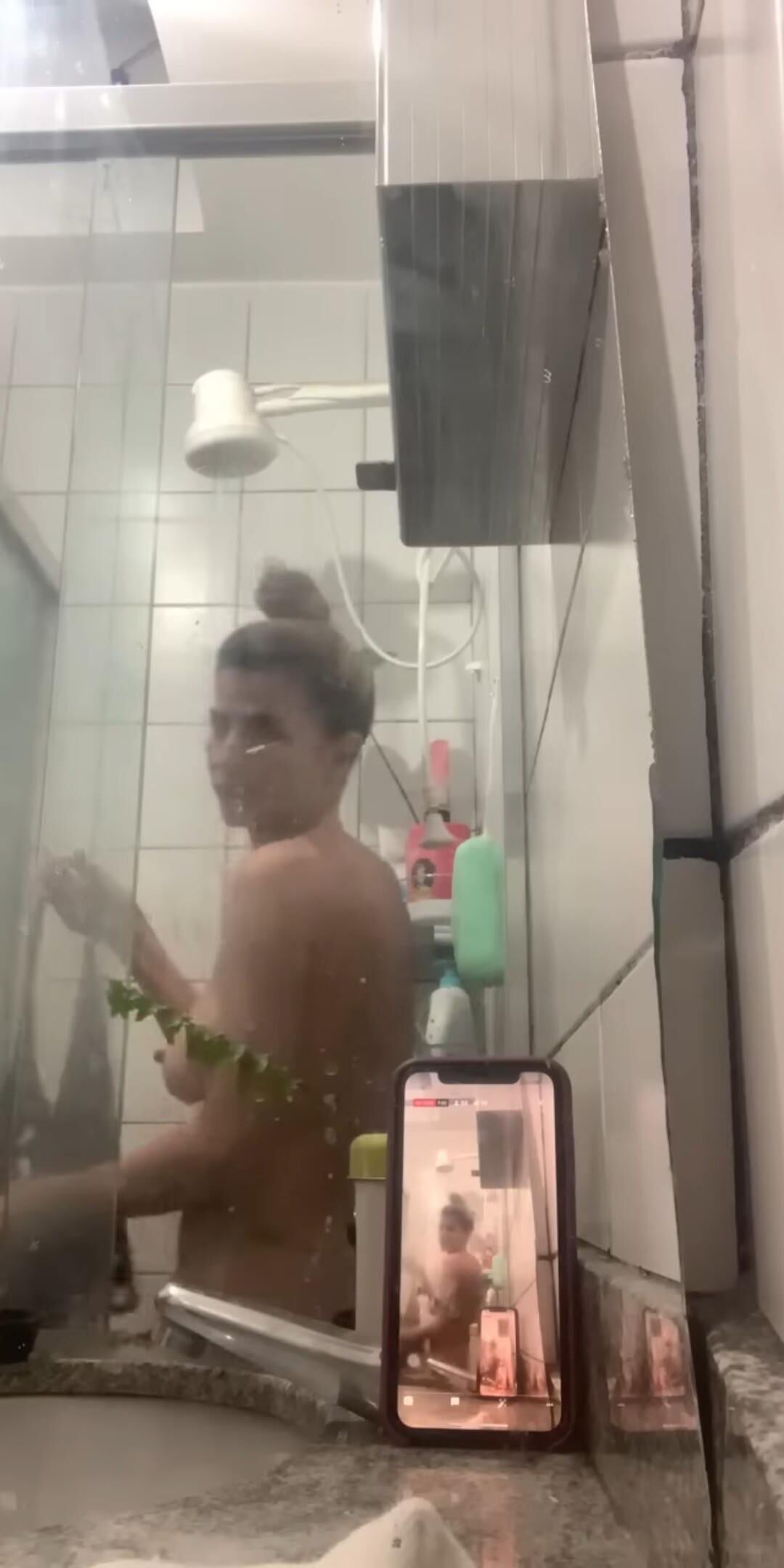Mom has long nipples