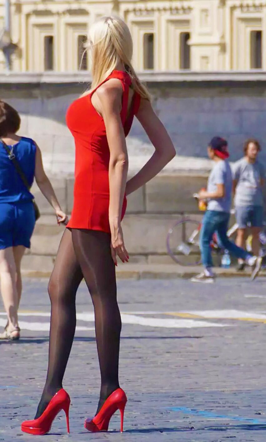 Te senhora no dia vermelho Moskau Rússia