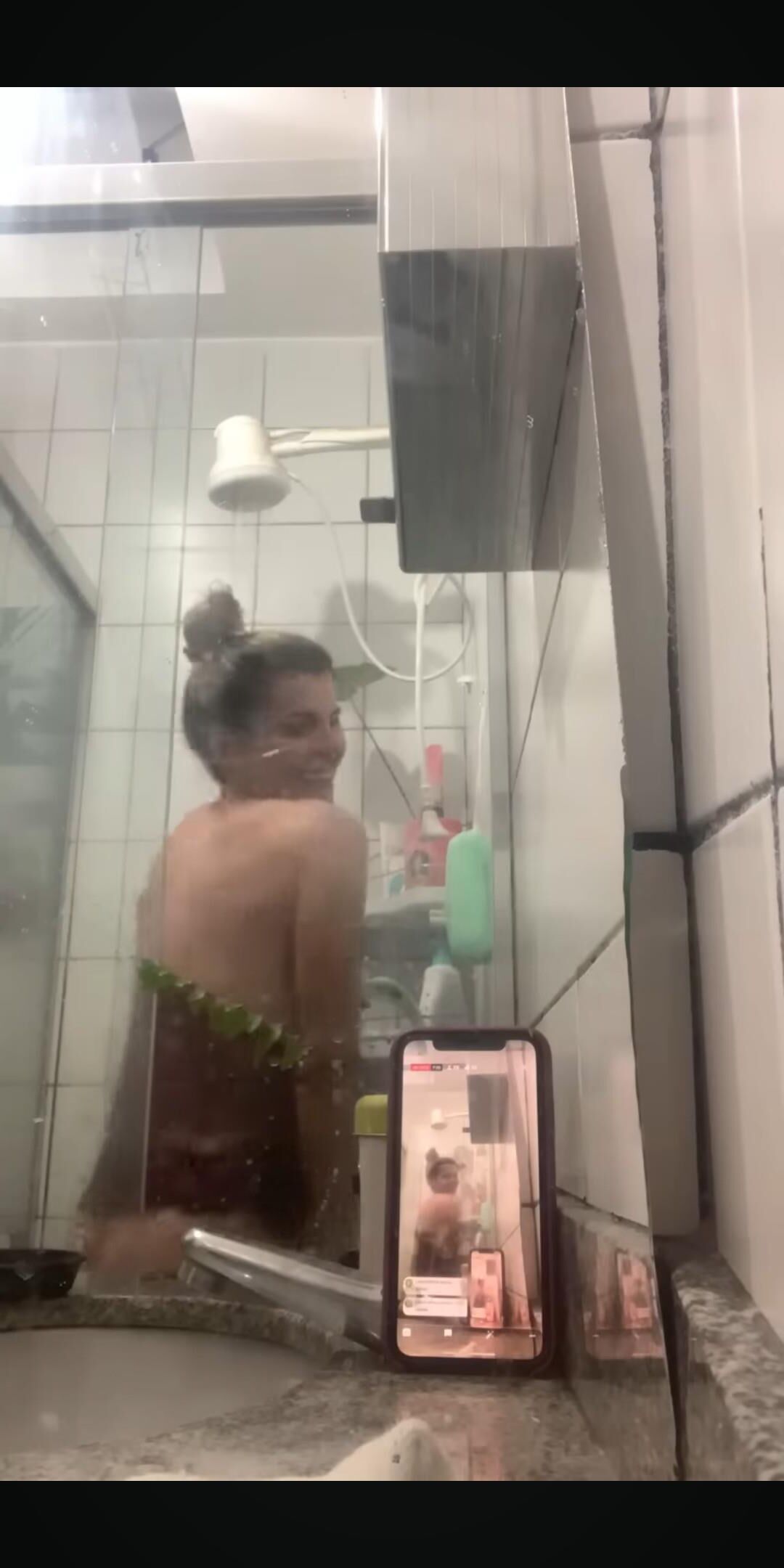Mom has long nipples