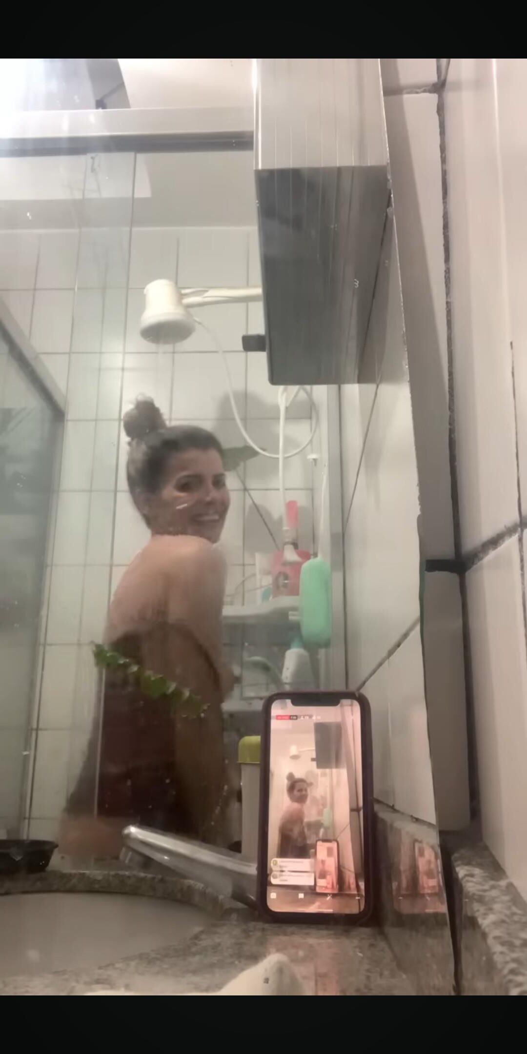 Mom has long nipples