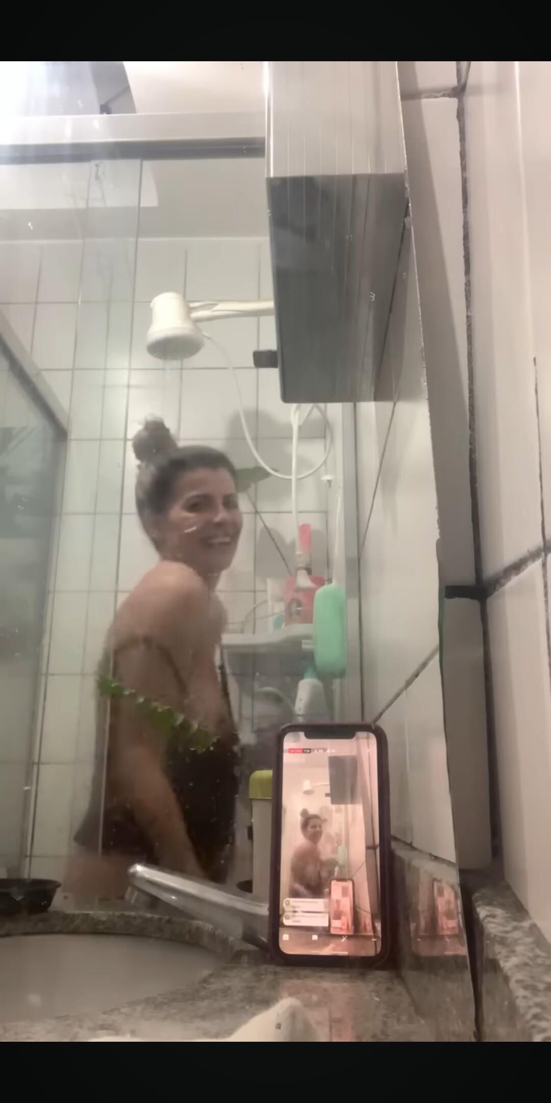 Mom has long nipples