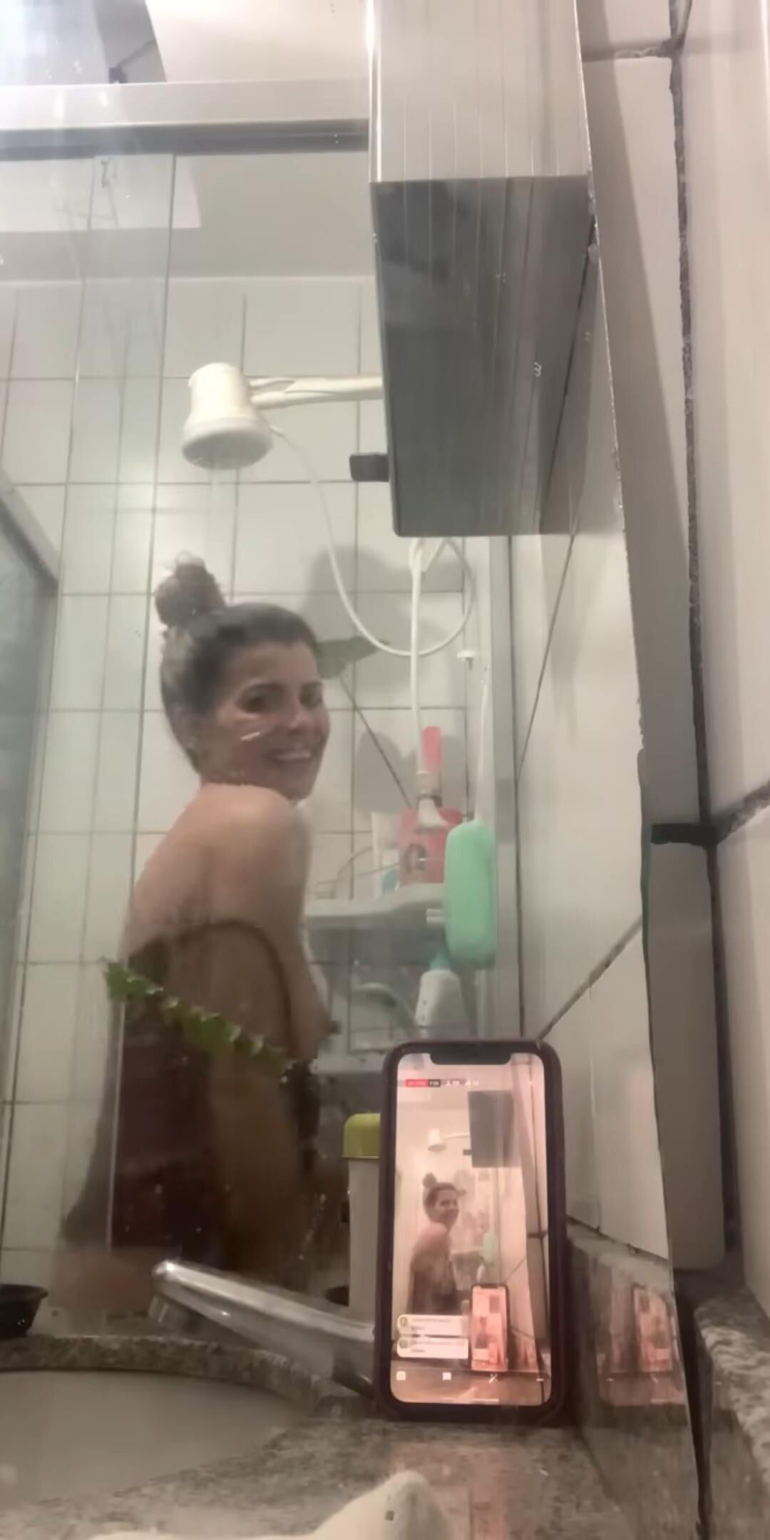 Mom has long nipples