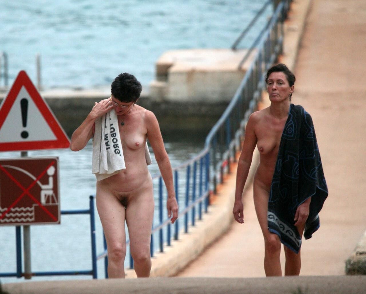 Reife Nudisten