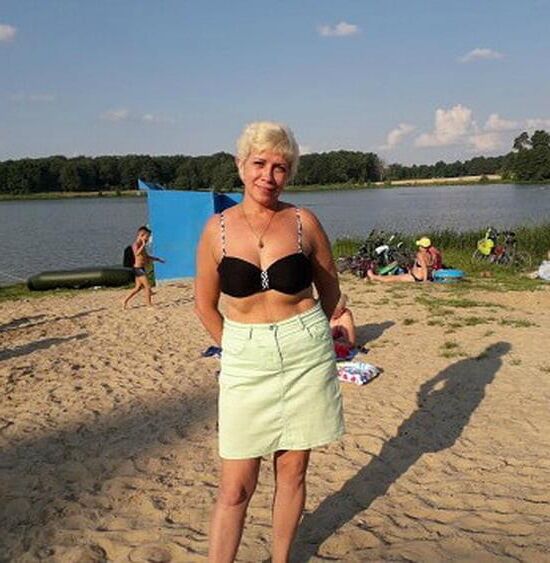 Blonde Russian mature Irina from town Kirovskye
