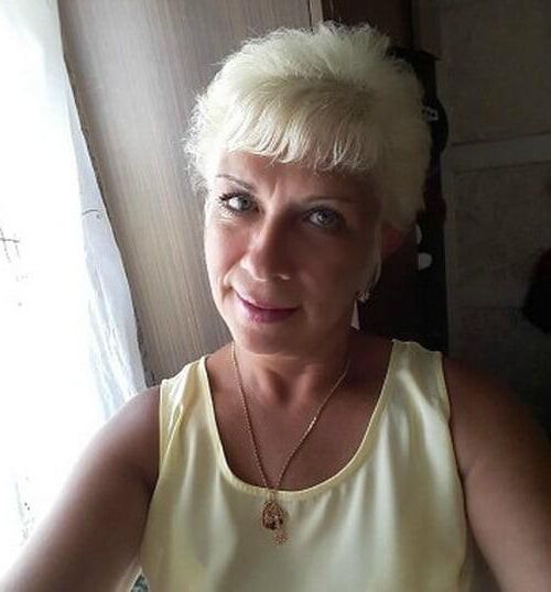 Blonde Russian mature Irina from town Kirovskye
