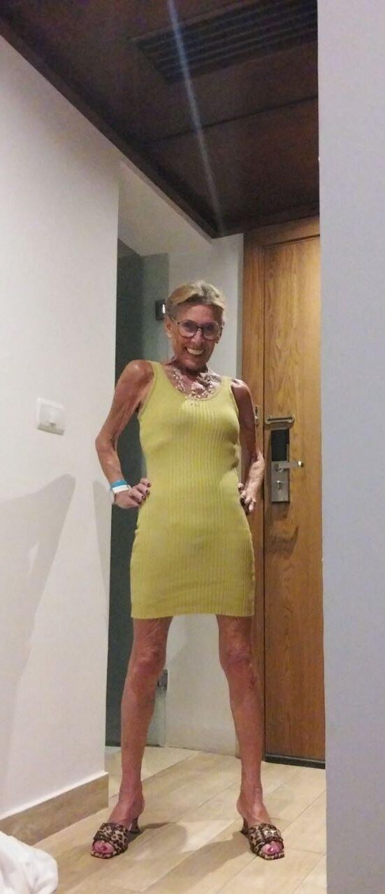 Skinny German Granny In Lingerie From Frankfurt Exposed