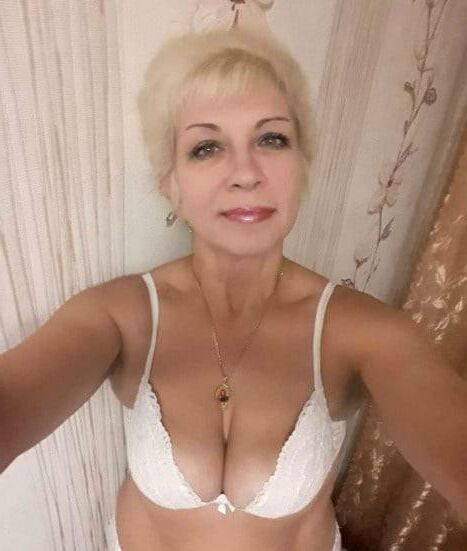 Blonde Russian mature Irina from town Kirovskye