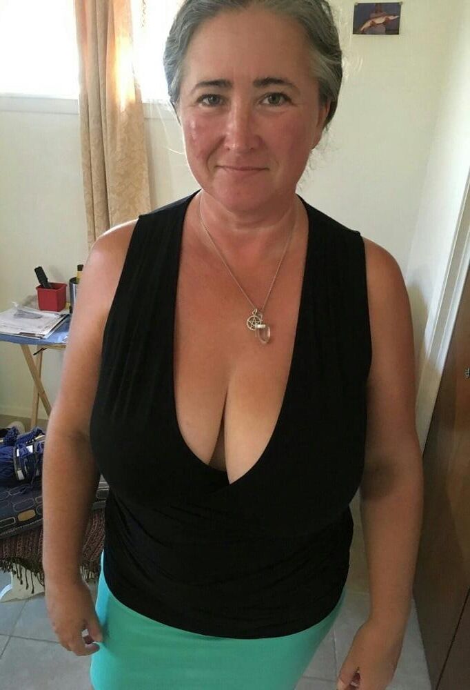 Look at me young man, not at my tits 