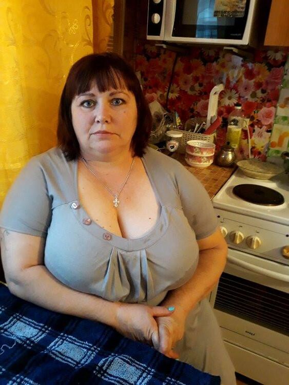 BBW mature Russian Luba from Kuragino