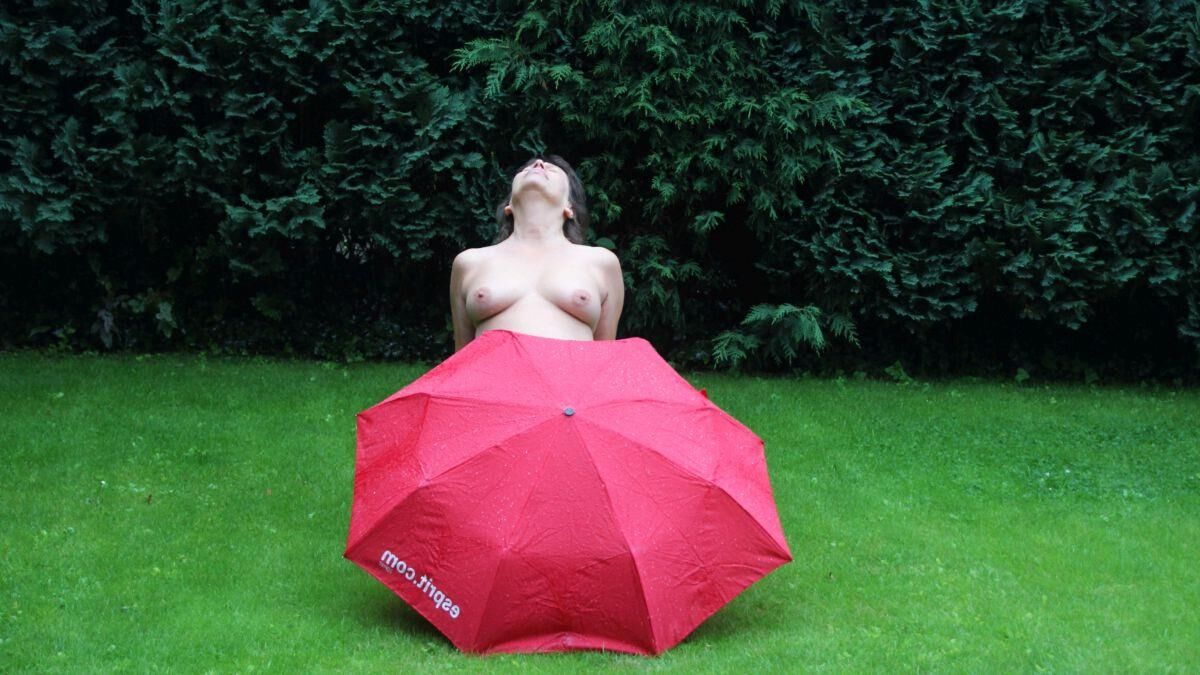 Sabine E. Red Umbrella