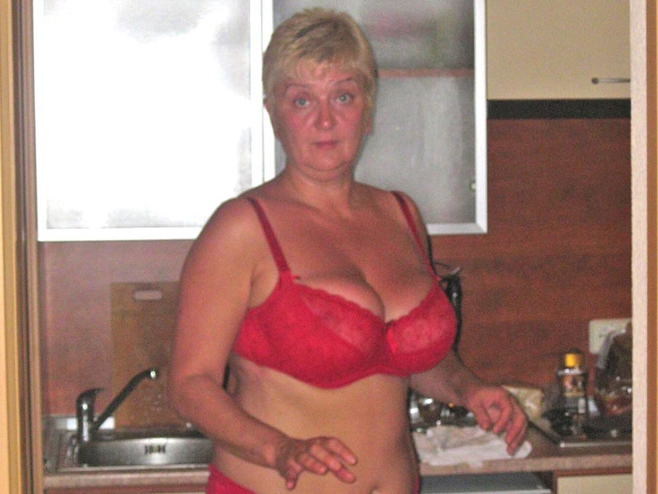 Posando en rojo