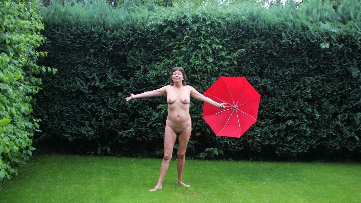Sabine E. Red Umbrella