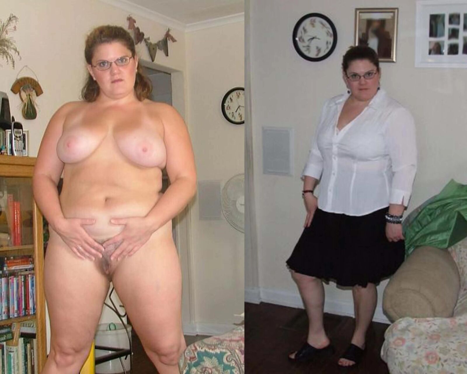 Dressed and undressed 