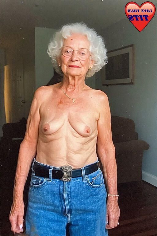 BLUE JEANS and GRANNY BOSOMS.....